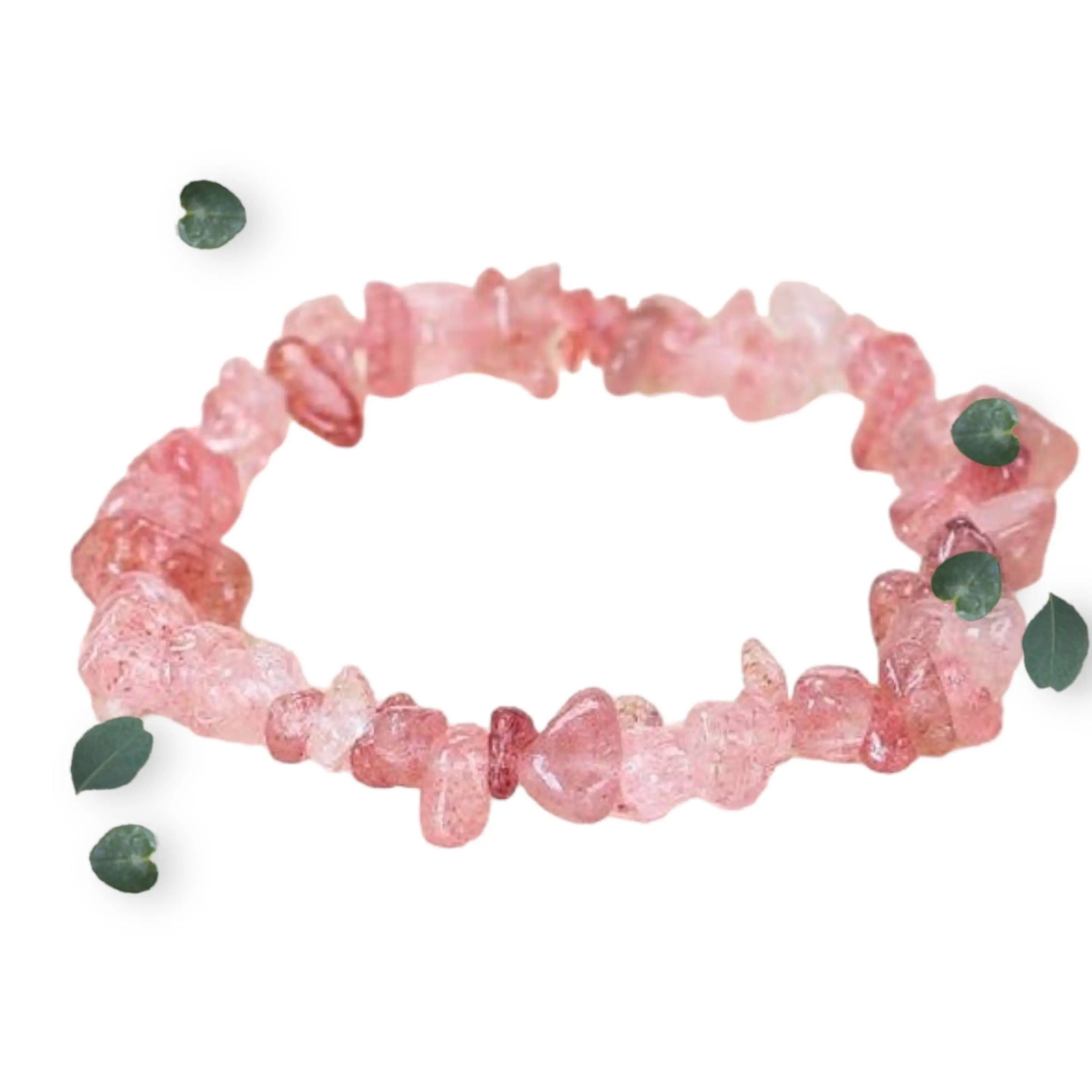 Strawberry Quartz Chip Bracelet Makuwa Swim Wear