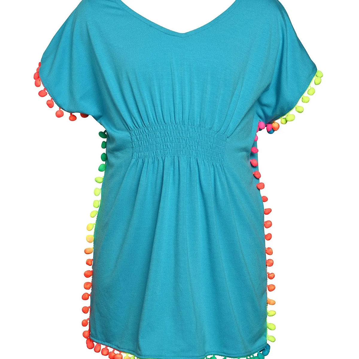 Hobie Kids' Smocked Caftan W/Ta Hobie Girls