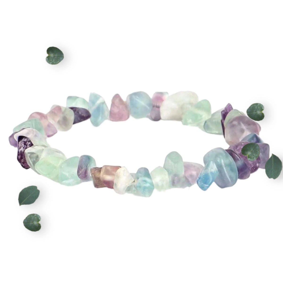Rainbow Fluorite Chip  Bracelets Makuwa Swim Wear