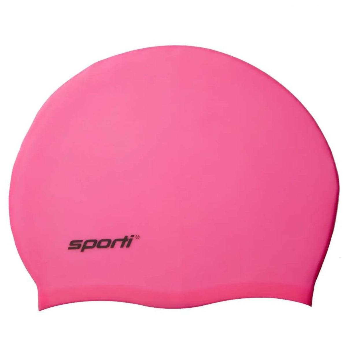 Sporti Kids' Solid Neon Silicone Swim Cap (Neon Pink) Sporti