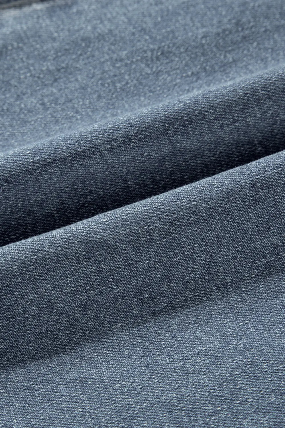 Distressed Raw Hem Bootcut Jeans Trendsi