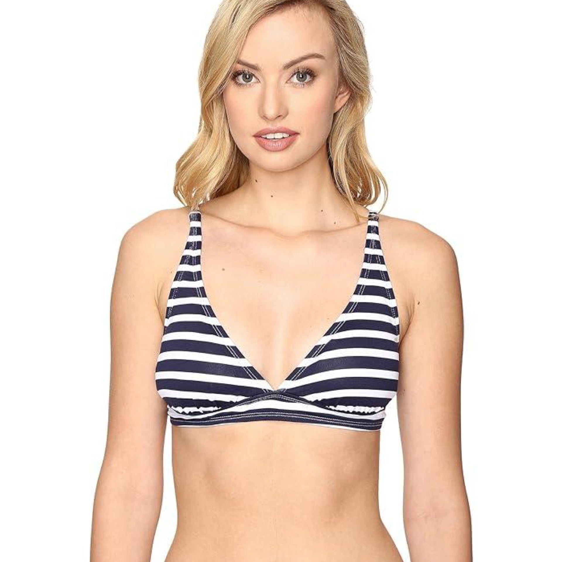 Tommy Bahama Breton V Neck  Striped Bra Bikini