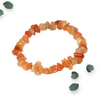 Red Aventurine Chip Bracelet Makuwa Swim Wear