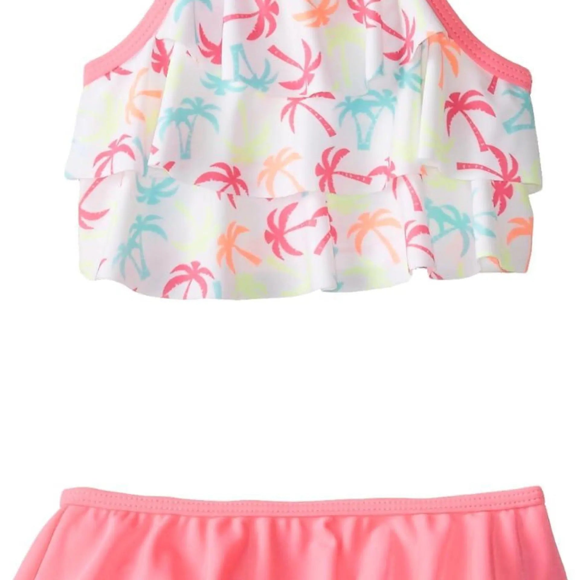 Baby Buns Baby Girls ' 2 Piece Palm Beach Swimsuit Makuwa Swim Wear