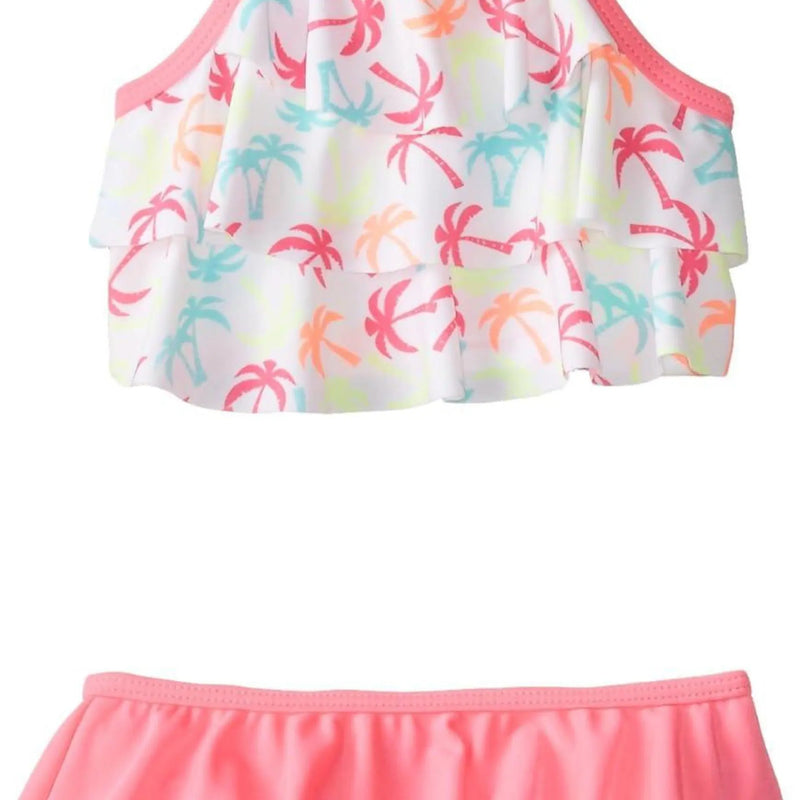 Baby Buns Baby Girls ' 2 Piece Palm Beach Swimsuit Makuwa Swim Wear