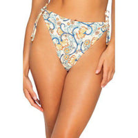 b. Swim Santorini Mykonos Hi-Waist Bikini Bottom / Multi Color B Swim