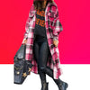 Pink Plaid Flannel Jacket WearMSW