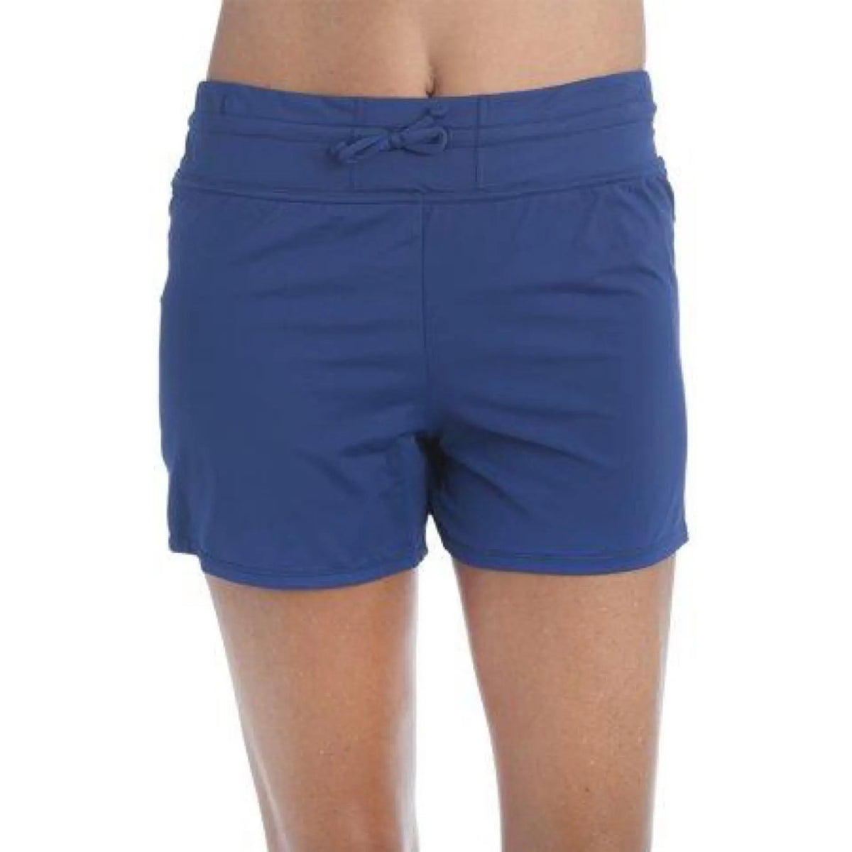 24th & Ocean Solid Front Tie Swim Short Bikini Swimsuit Bottom 24th & Ocean