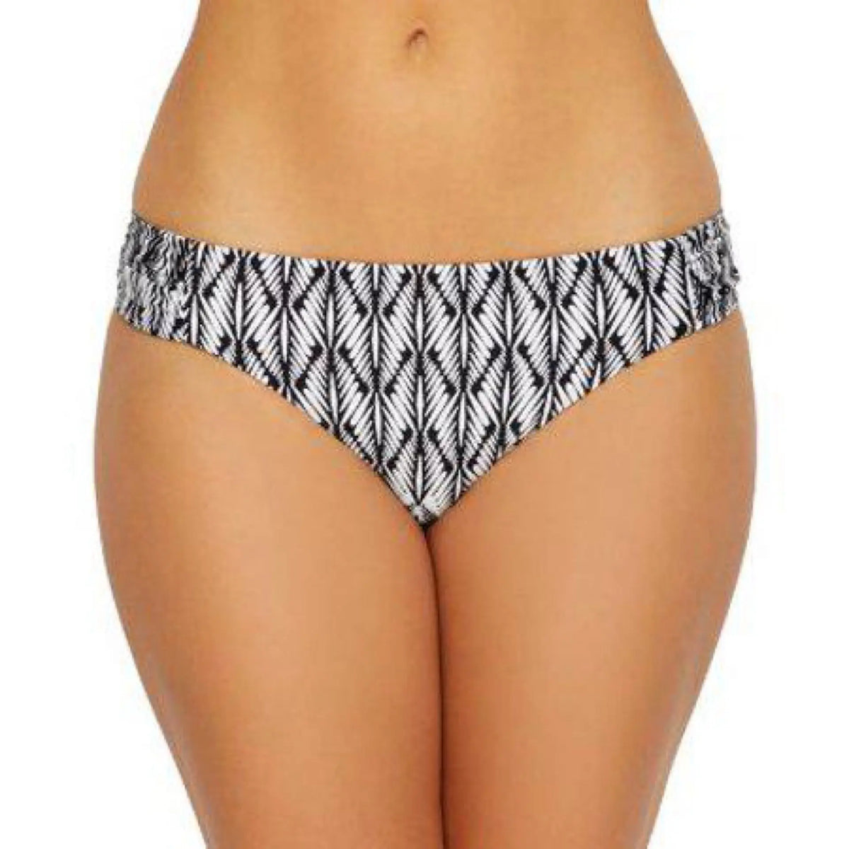 Sunsets Women's Standard Femme Fatal Shirred Side Bikini Bottom Swimsuit, Willow Sunsets