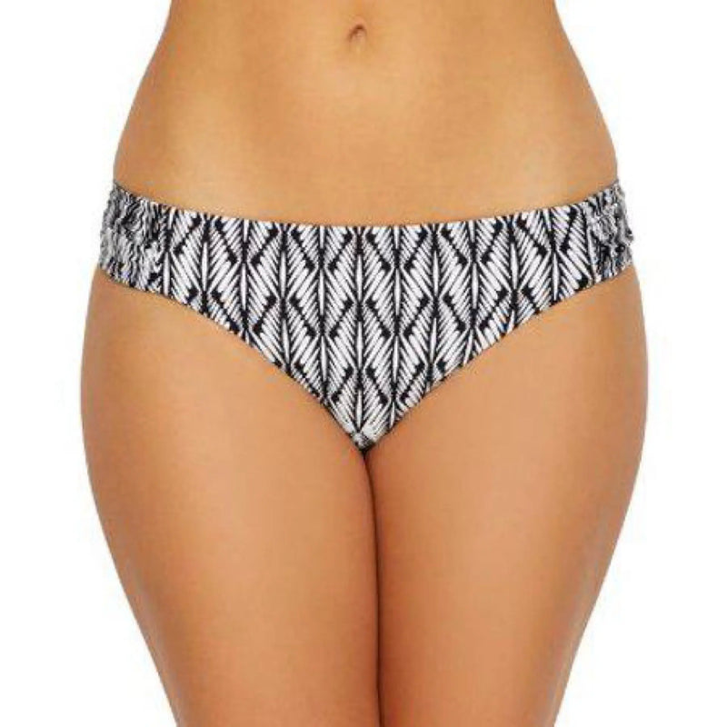 Sunsets Women's Standard Femme Fatal Shirred Side Bikini Bottom Swimsuit, Willow Sunsets