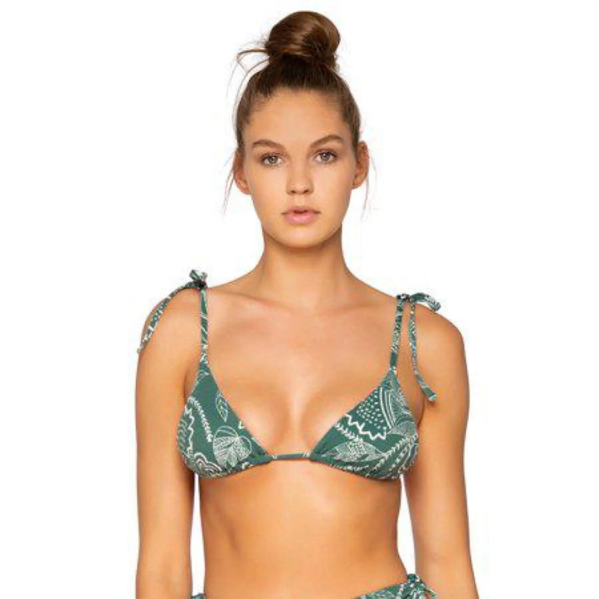 b. Swim Monte Carlo Tulum Tie-Tri Bikini Top B Swim