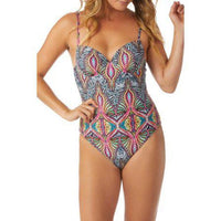 Raisins Beach Life Moonshadow Underwire Push Up One Piece Raisins