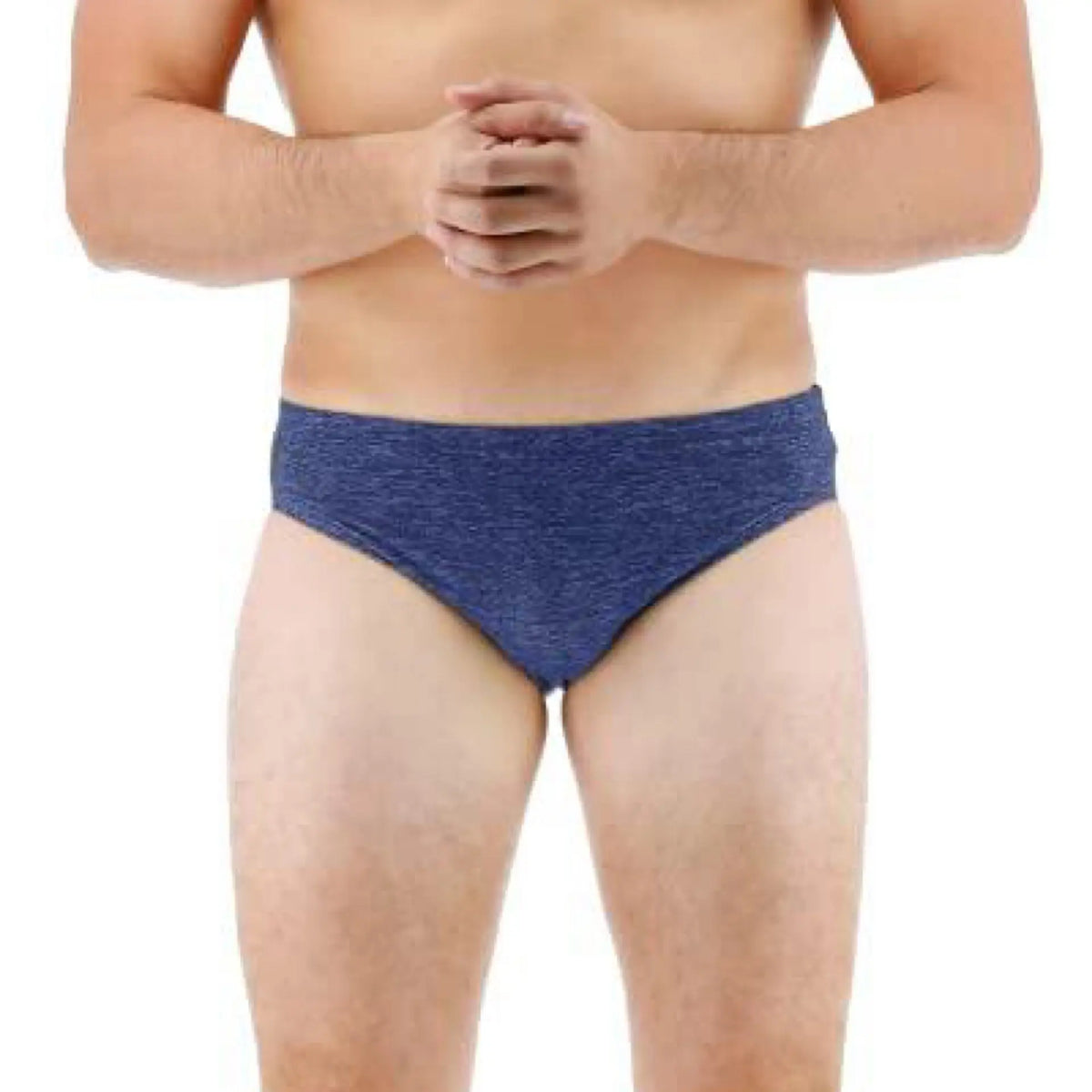 TYR Men's Standard Durafast One Racer Brief Swimsuit, Midnight Navy TYR