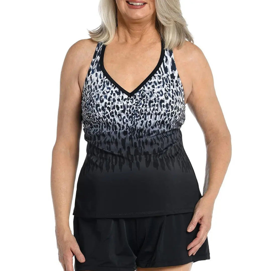 Maxine of Hollywood Women S V-Neck Racer Back Tankini Swimsuit Top Maxine of Hollywood