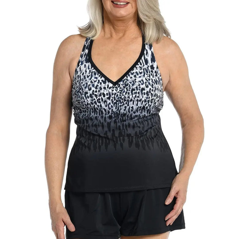 Maxine of Hollywood Women S V-Neck Racer Back Tankini Swimsuit Top Maxine of Hollywood