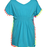 Hobie Kids' Smocked Caftan W/Ta Hobie Girls