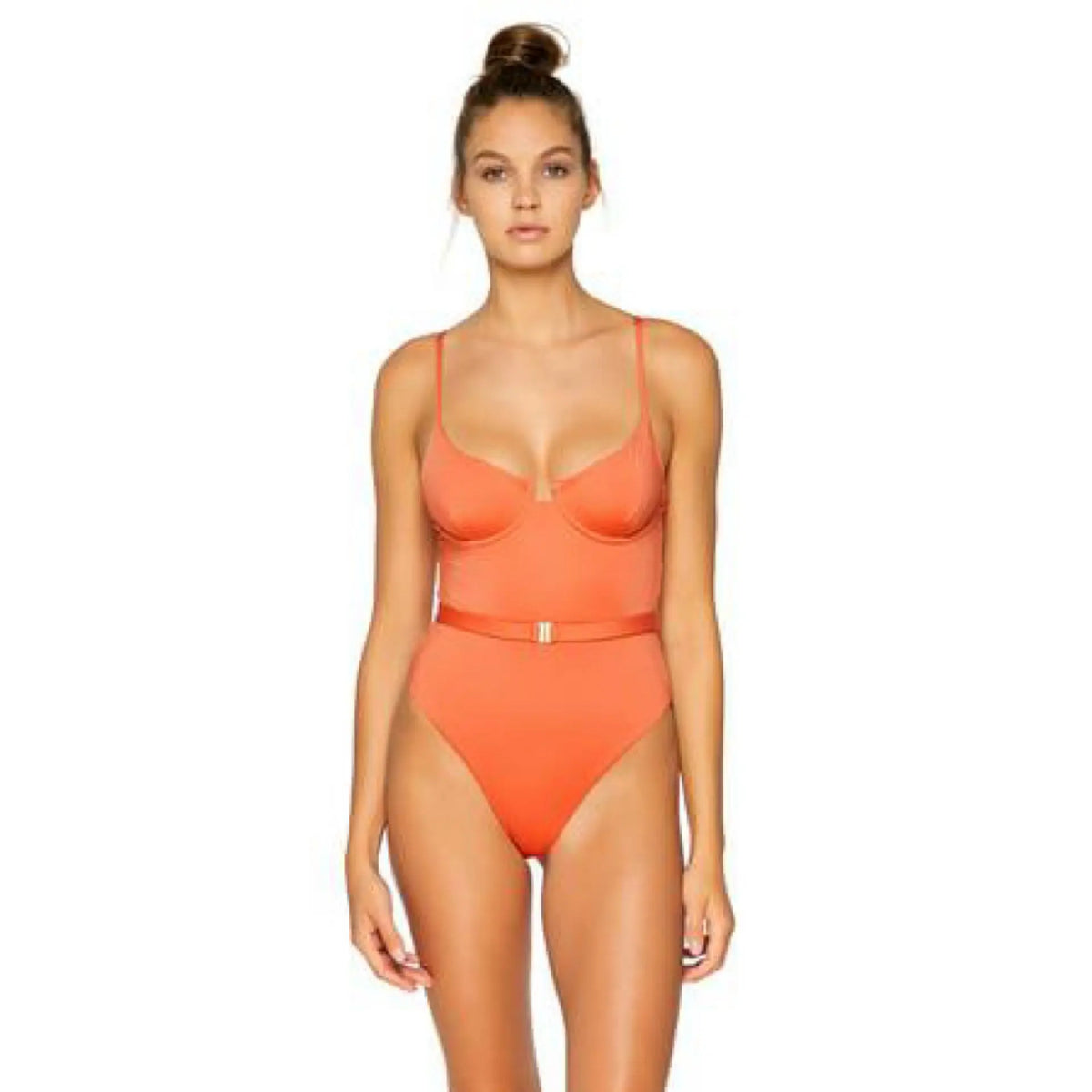 b. Swim Burnt Umber BERUM Jetty One Piece B Swim