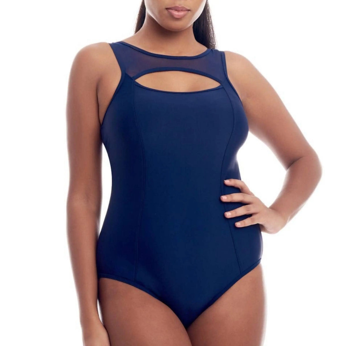 CG Sporty Navy Bikini One Piece Cover Girl