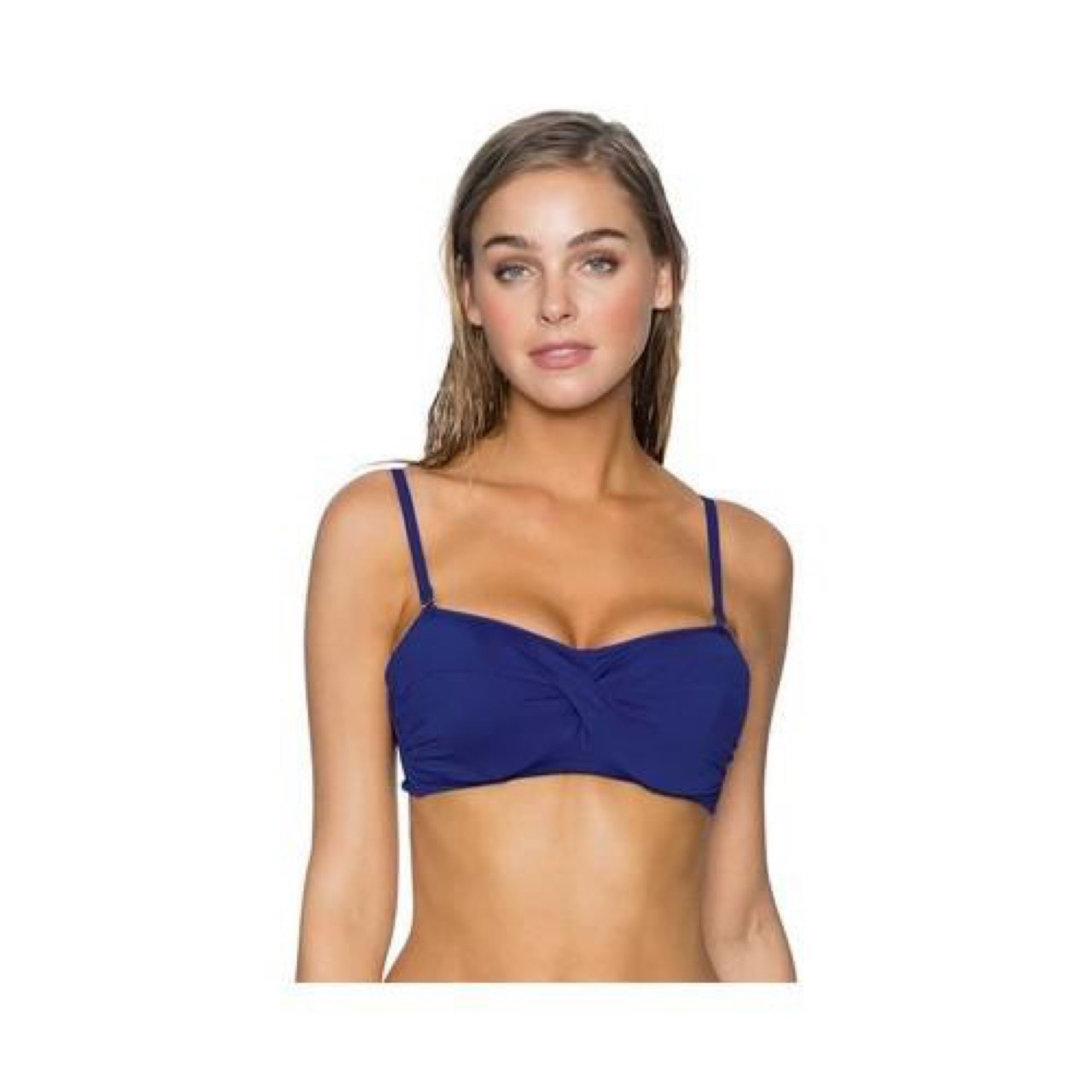 Sunsets Women's Iconic Twist Underwire Twist Bandeau (D-Cup)