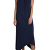 La Blanca Beaded Handkerchief Hem Cover-Up Dress in Indigo La Blanca