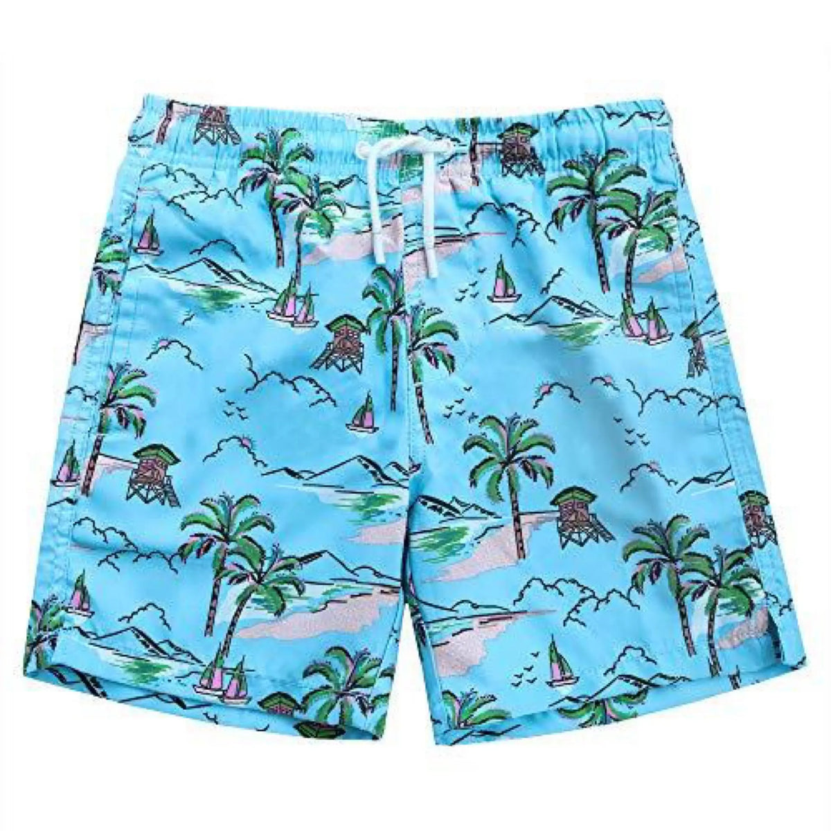IngEAR Little Boys Quick Dry Beach Board Shorts Kids Swim Trunk Swimsuit Beach Shorts Swim Trunk for Boys Makuwa Swim Wear