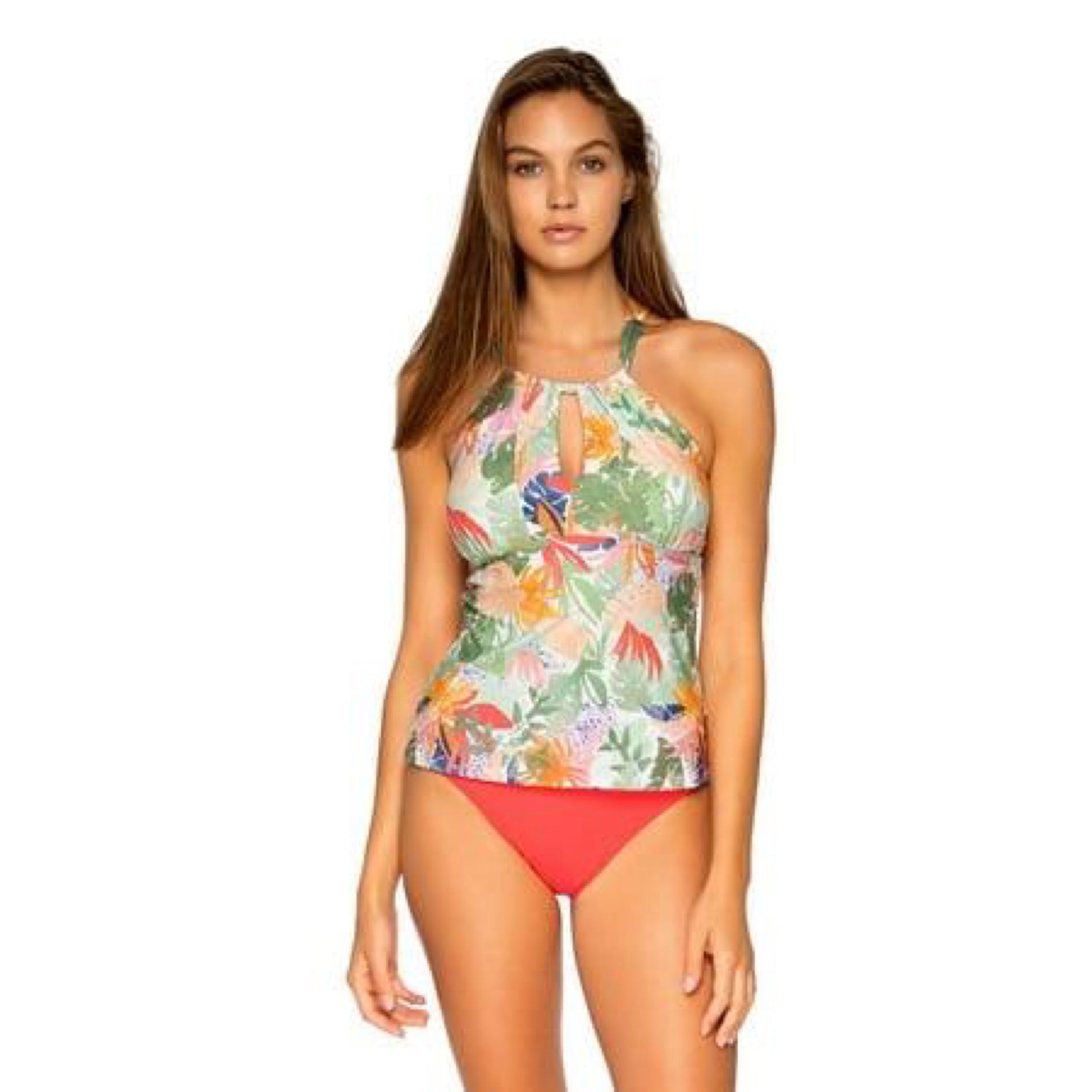 Sunsets Serendipity Mia Tankini Top D Cup / Multi Color