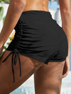 Drawstring Mid-Rise Waist Swim Shorts Trendsi