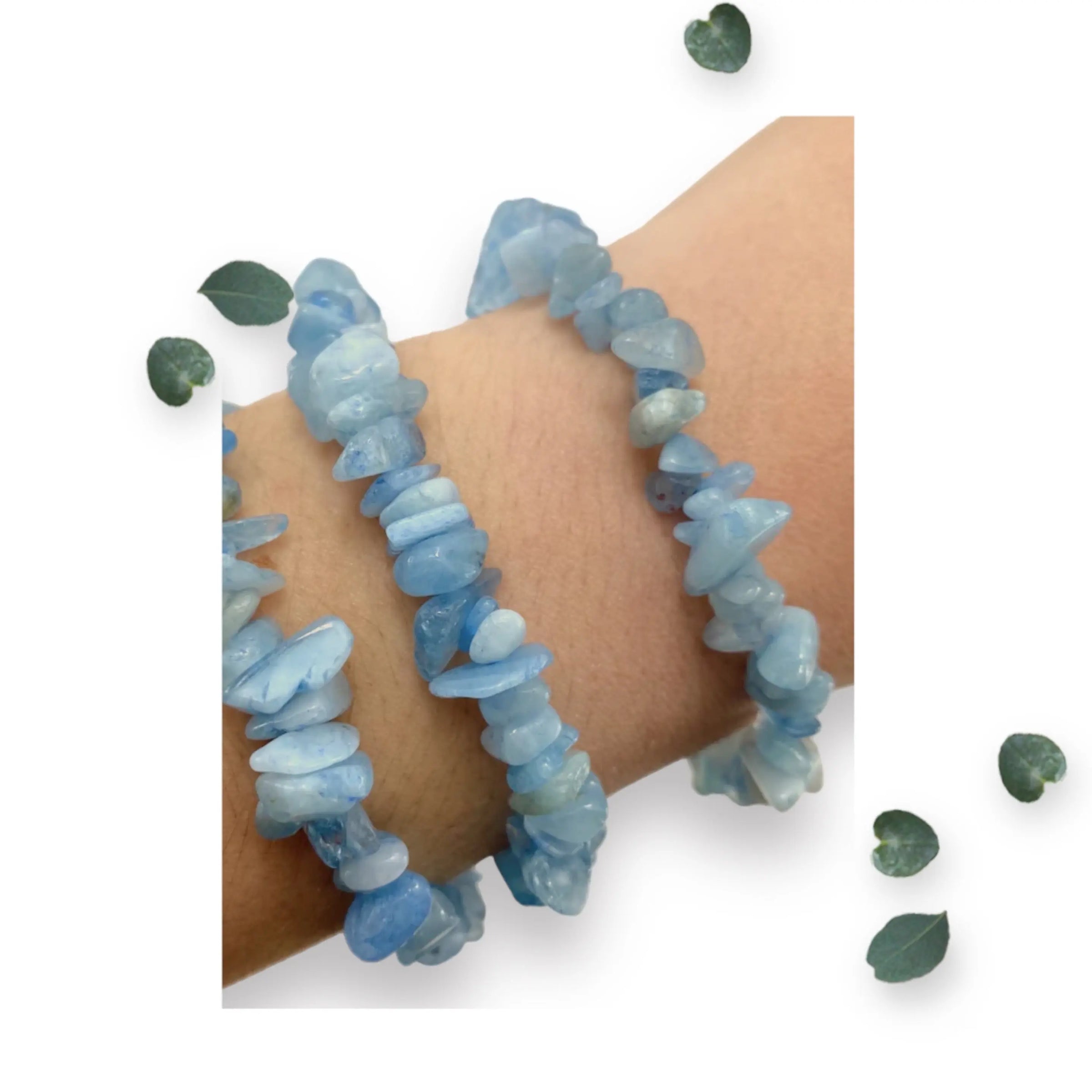 Aquamarine Chip Bracelet Makuwa Swim Wear