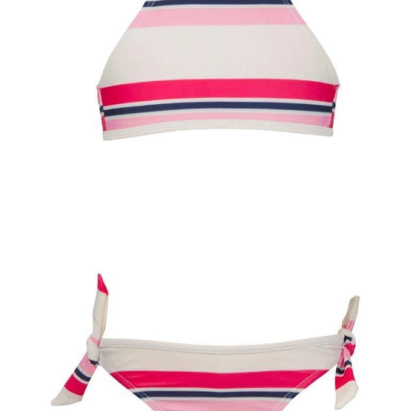 Snapper Rock Girls Halter Bikini Striped Makuwa Swim Wear