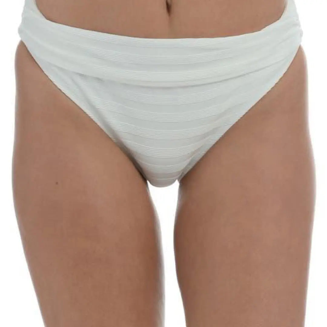 La Blanca Linea Ruched Hipster Bikini Bottoms in White La Blanca