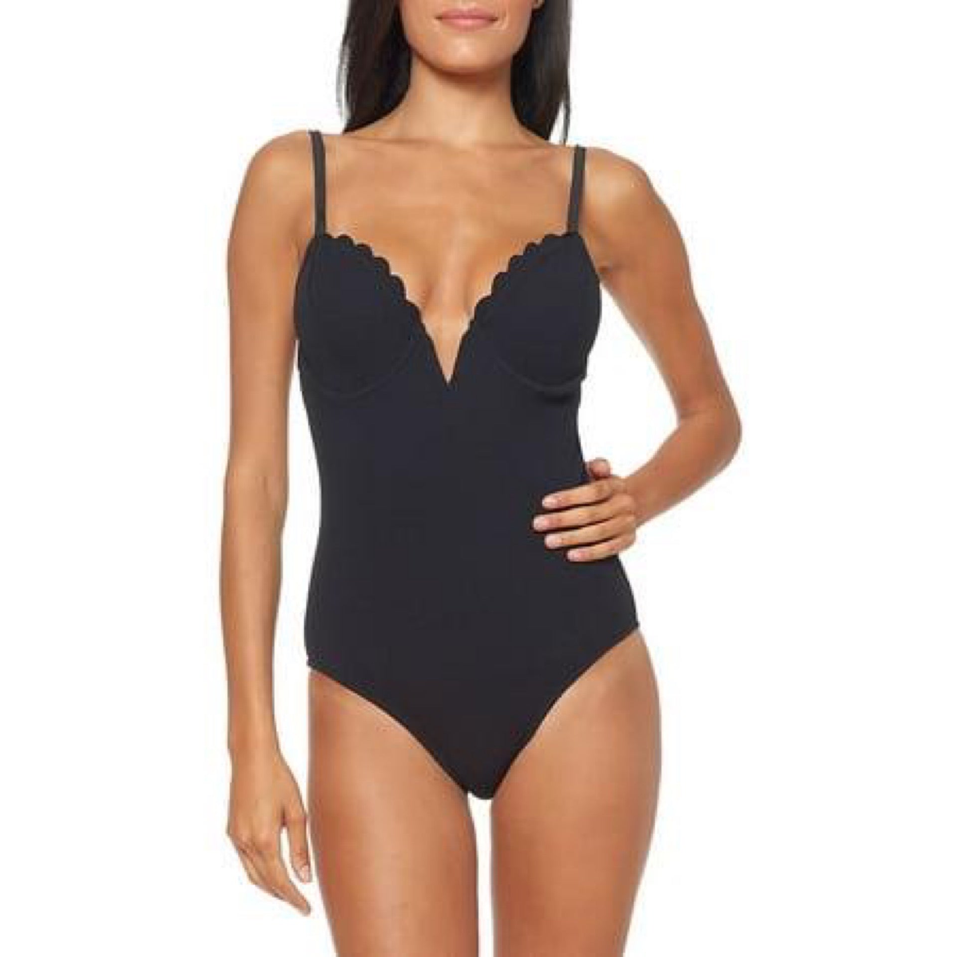 Jessica Simpson Textured One-Piece Swimsuit Women's Swimsuit