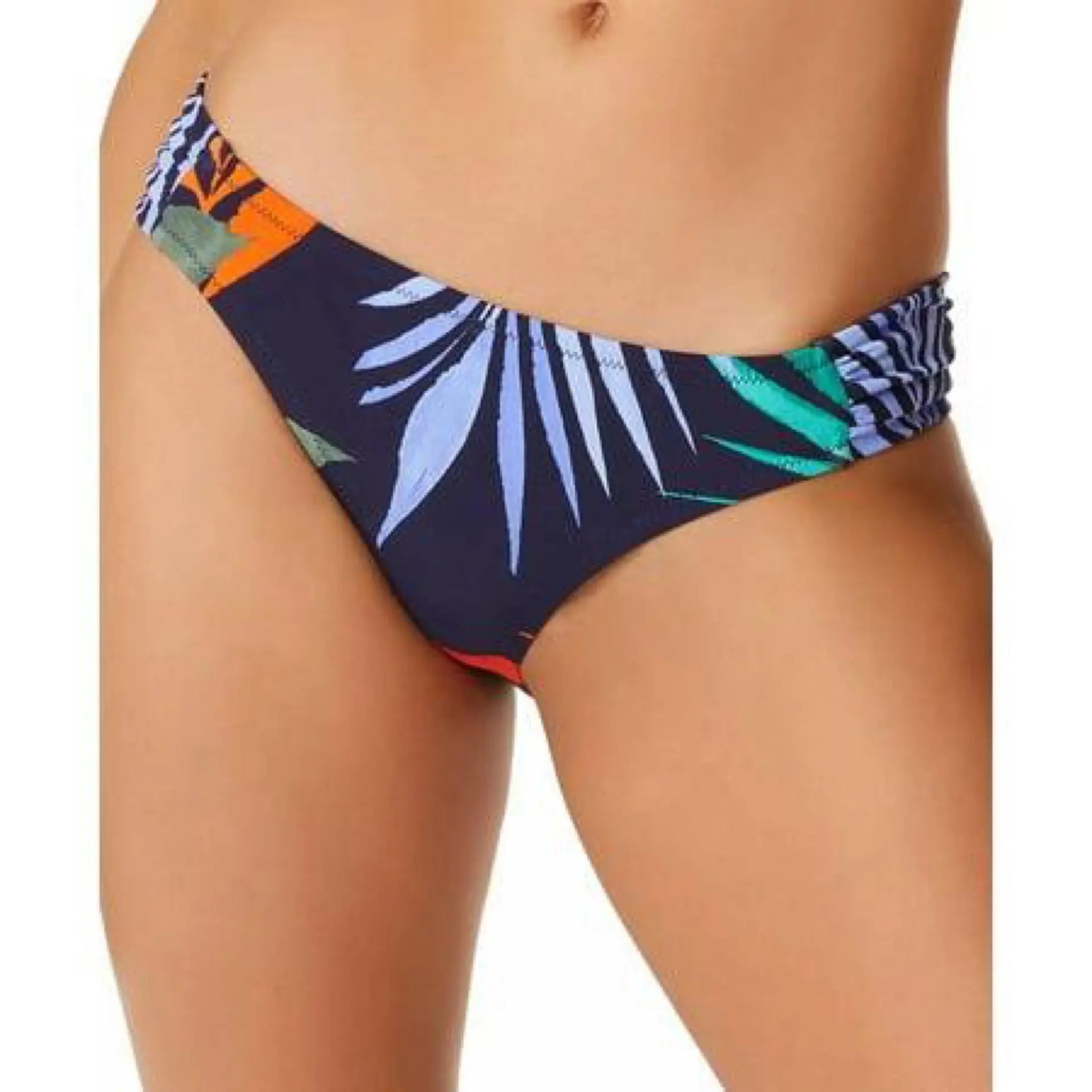 Jessica Simpson Women S Island Paradise Side Shir Bikini Bottoms Swimsuit blue Jessica Simpson