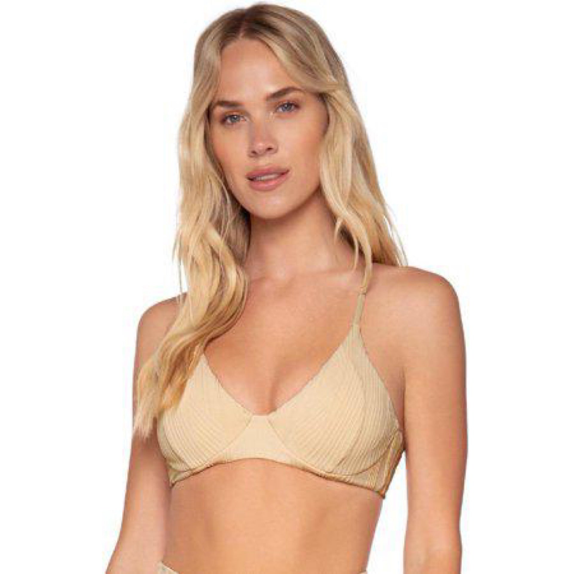 Swim Systems Maya Underwire Bikini Top Swimsuit, Sandstone