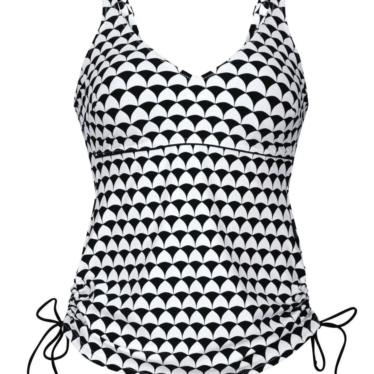 Rosa Faia Underwired Tankini Top, Black and White (430) Rosa Faia