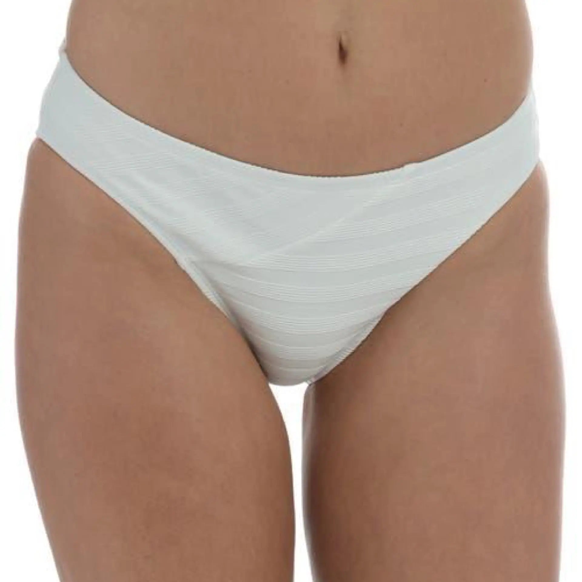 La Blanca Linea Hipster Bikini Bottoms in White La Blanca