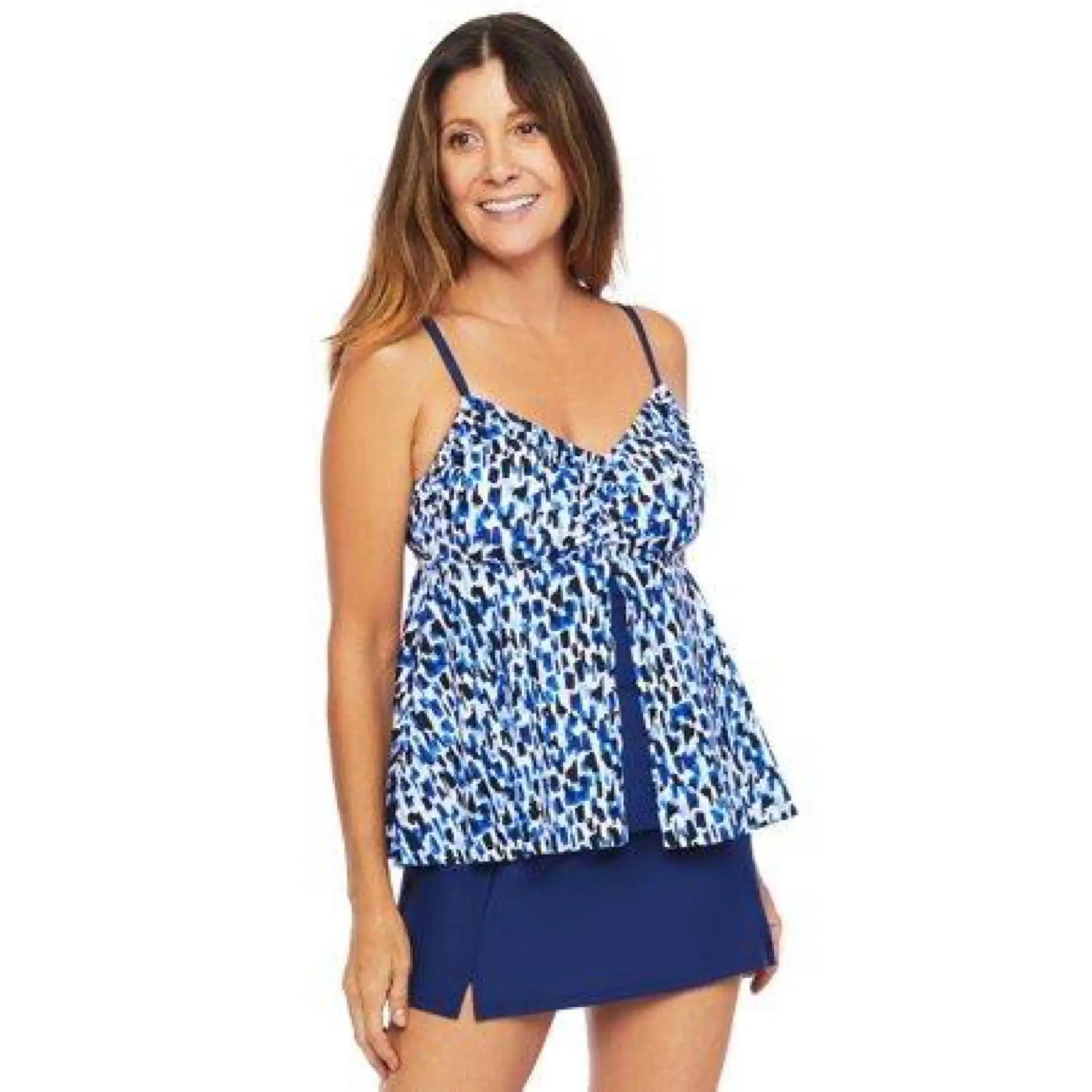 Maxine Rain Fly Away Tankini Top (8 Maxine of Hollywood