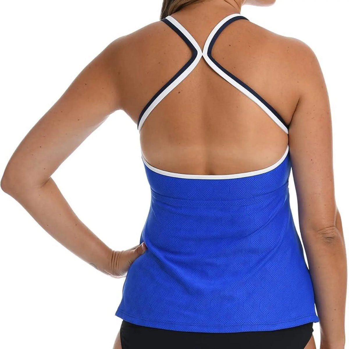 Banded Tankini Swimsuit Top Makuwa Swim Wear