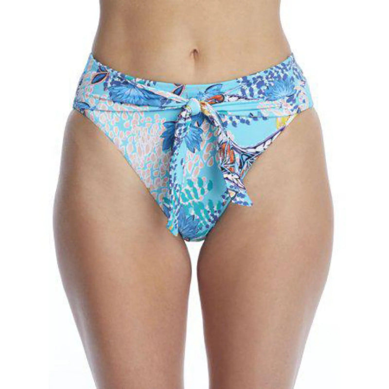 Sunsets Womens Aqua Reef Tessa Tie High-Waist Bikini Bottom Style-29B-Aqure Swimsuit Sunsets