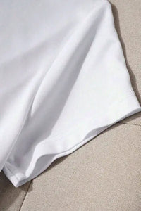 XOXO Lip Graphic Round Neck T-Shirt Trendsi