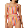 Jessica Simpson Women's Escape to Pacific Tied One-Piece Swimsuit Women's Swimsuit Jessica Simpson