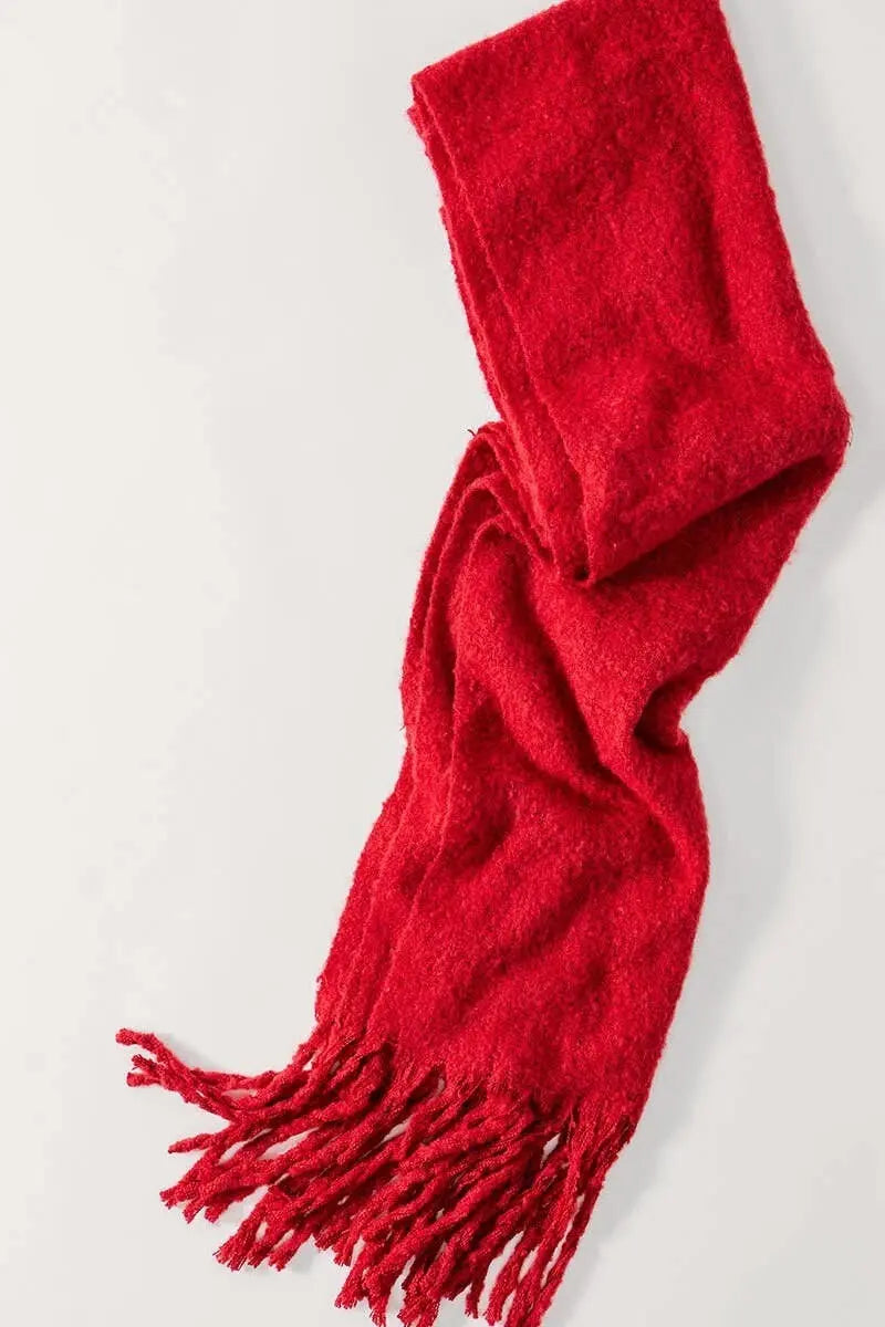 HEATHERED SOFT KNIT SCARF Makuwa Swim Wear