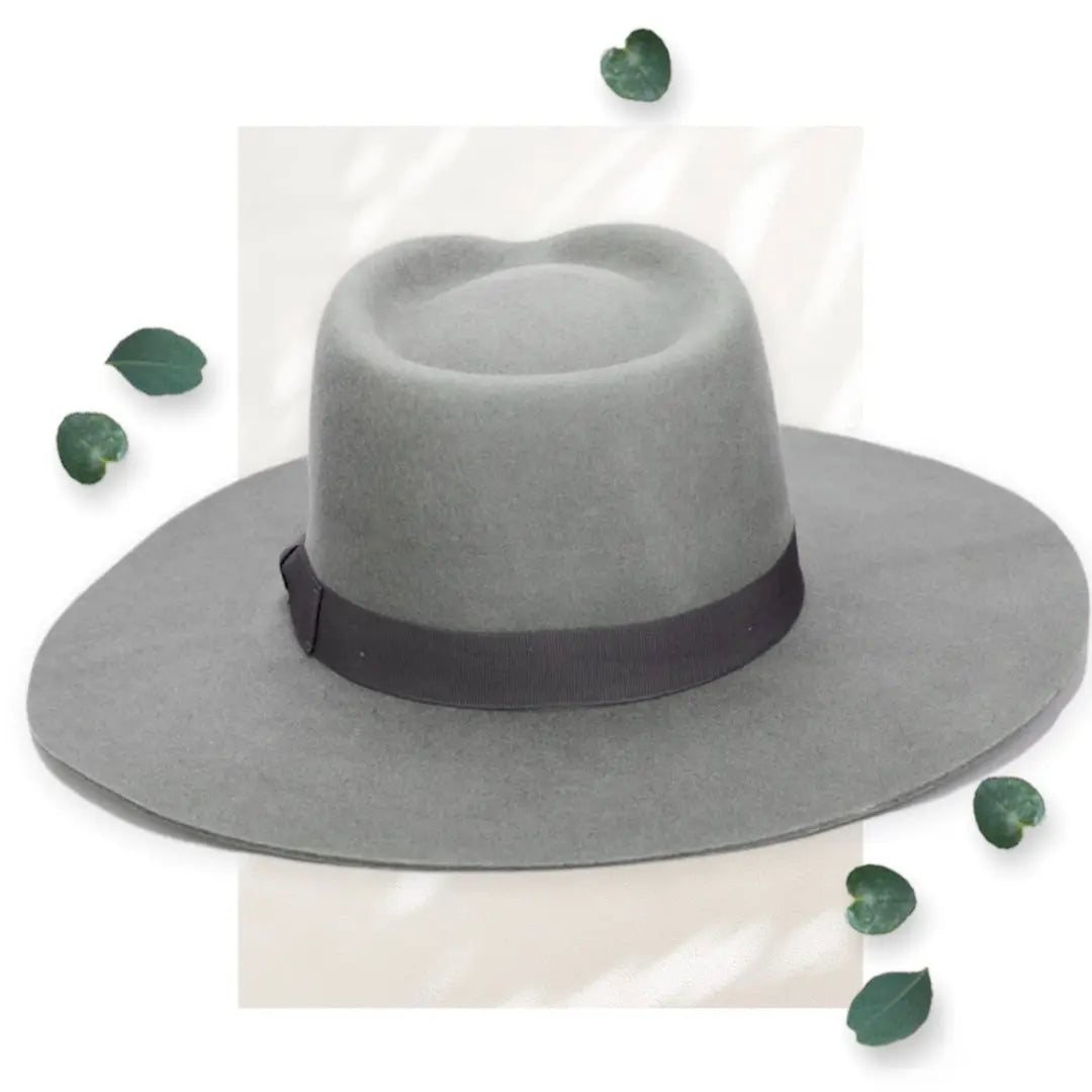 SDH Julian Felt Stiff Fedora w/ Grosgrain Band San Diego Hat Co.