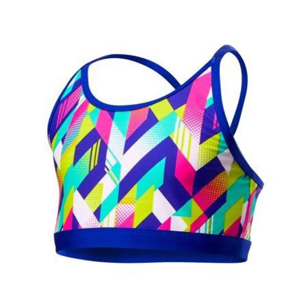 TYR Sports Girls' Paint Party Trinity Top, Multi TYR