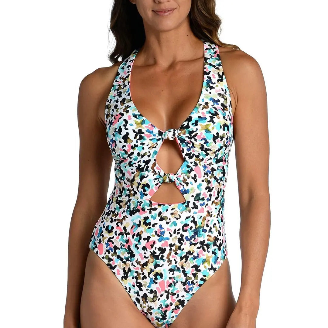 Women Standard Over The Shoulder One Piece Swimsuit Citrus