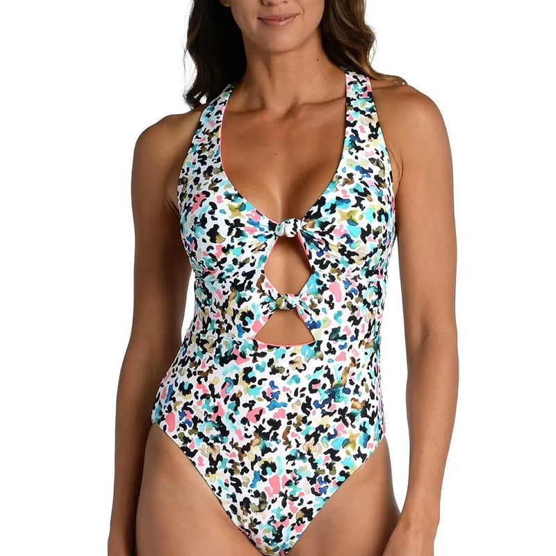 Women Standard Over The Shoulder One Piece Swimsuit Citrus