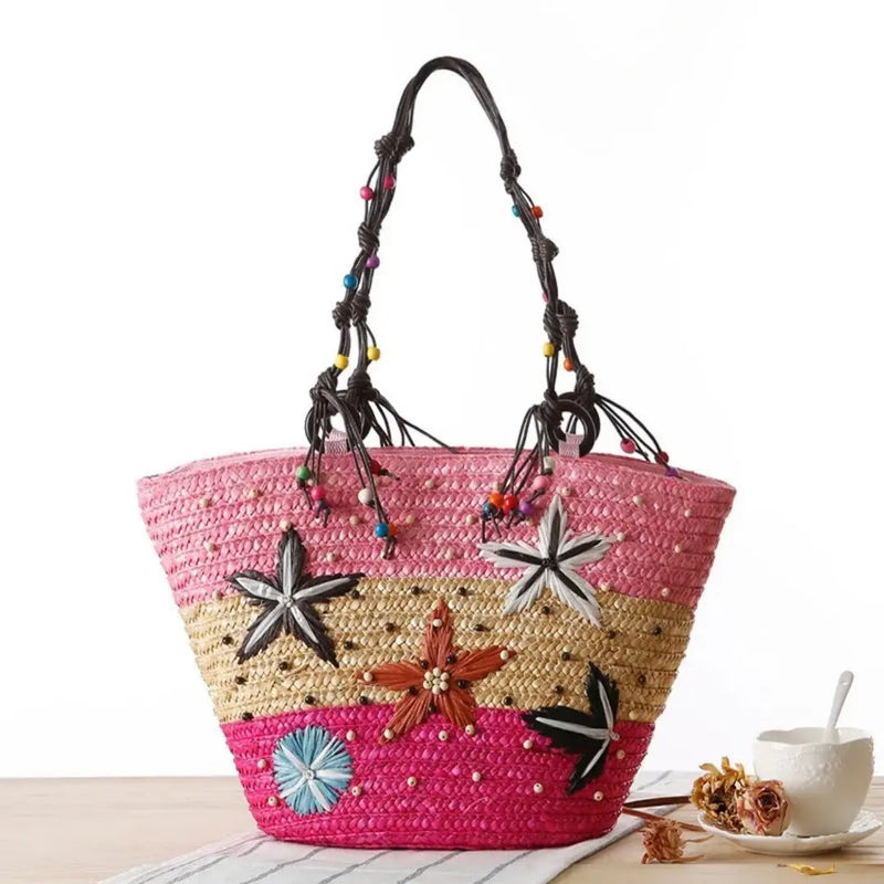 Seagrass Starfish Large Straw Bag Makuwa Swim Wear