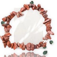 Red Jasper Crystal Chip Bracelet Makuwa Swim Wear