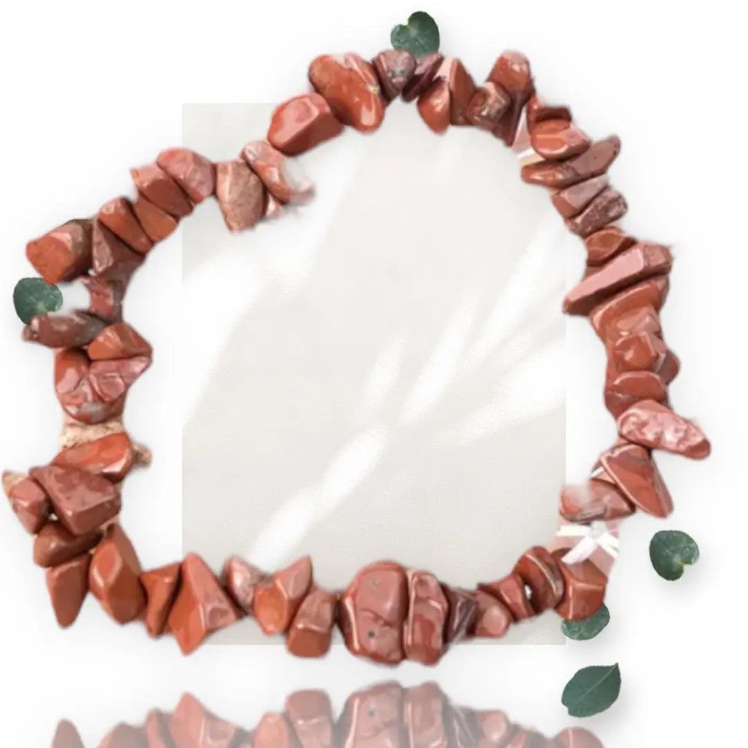 Red Jasper Crystal Chip Bracelet Makuwa Swim Wear