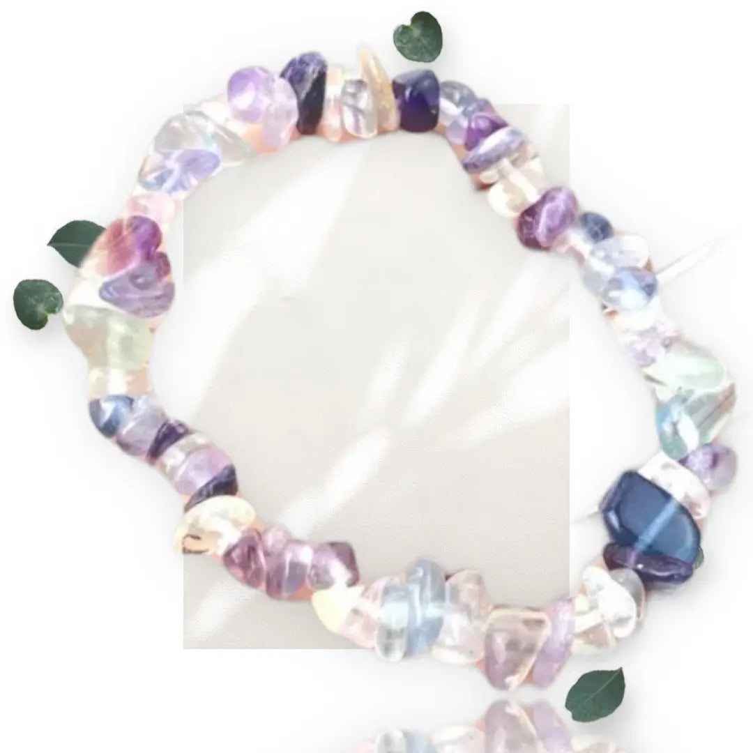 Rainbow Fluorite Chip  Bracelets Makuwa Swim Wear