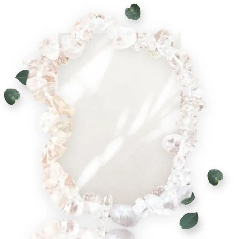 Clear Quartz Chip Bracelet Makuwa Swim Wear